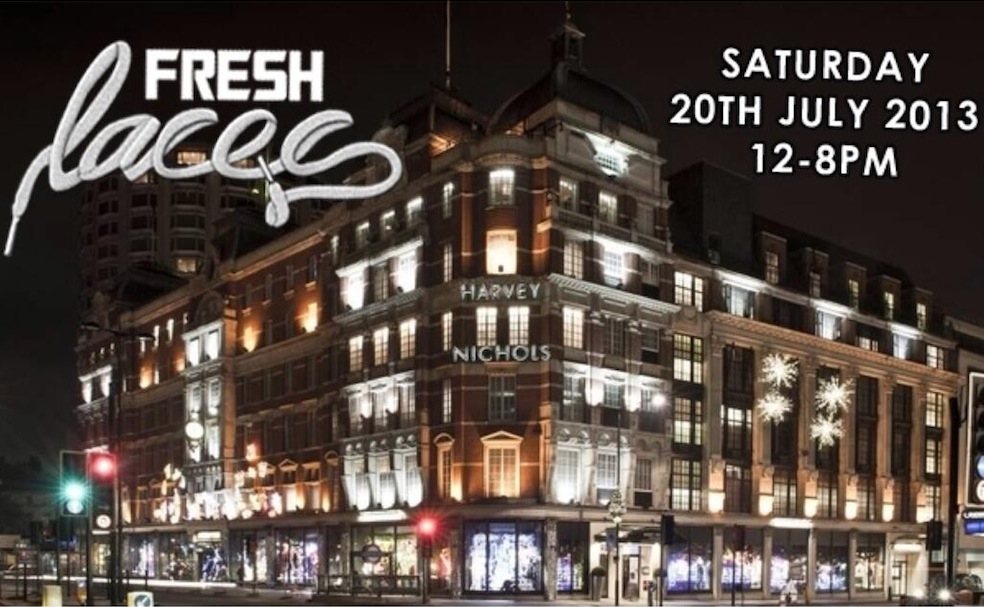 Fresh Laces x Harvey Nichols at Night