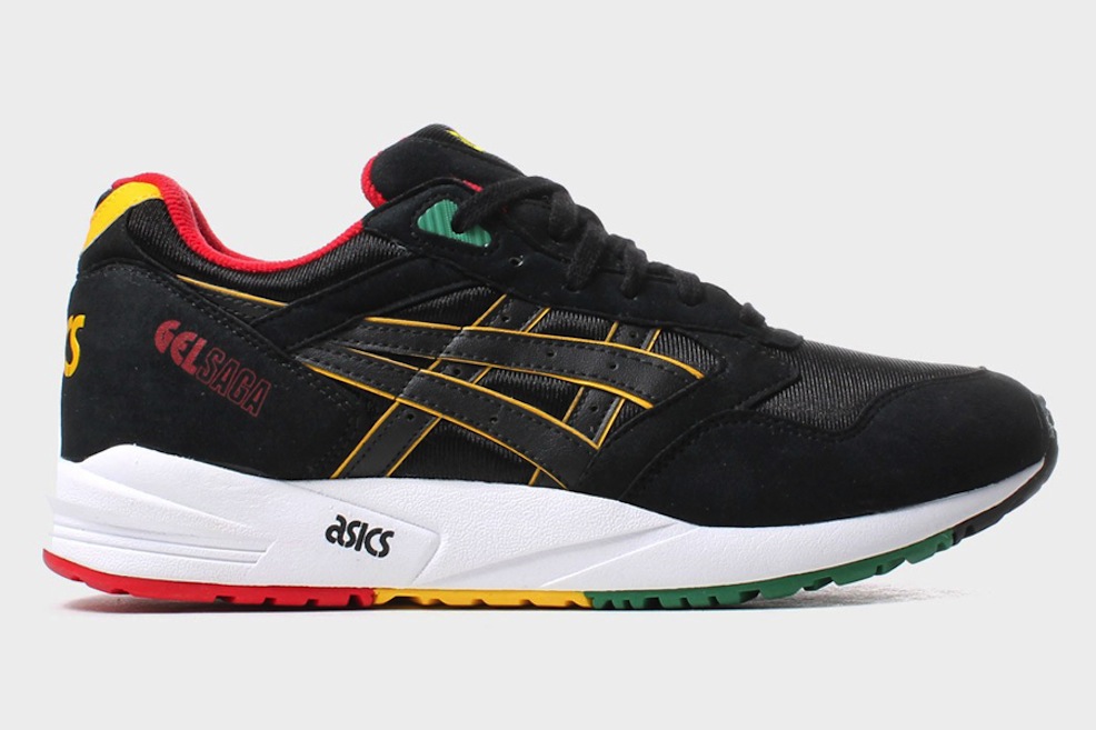 asics-gel-saga-black-yellow-red-green