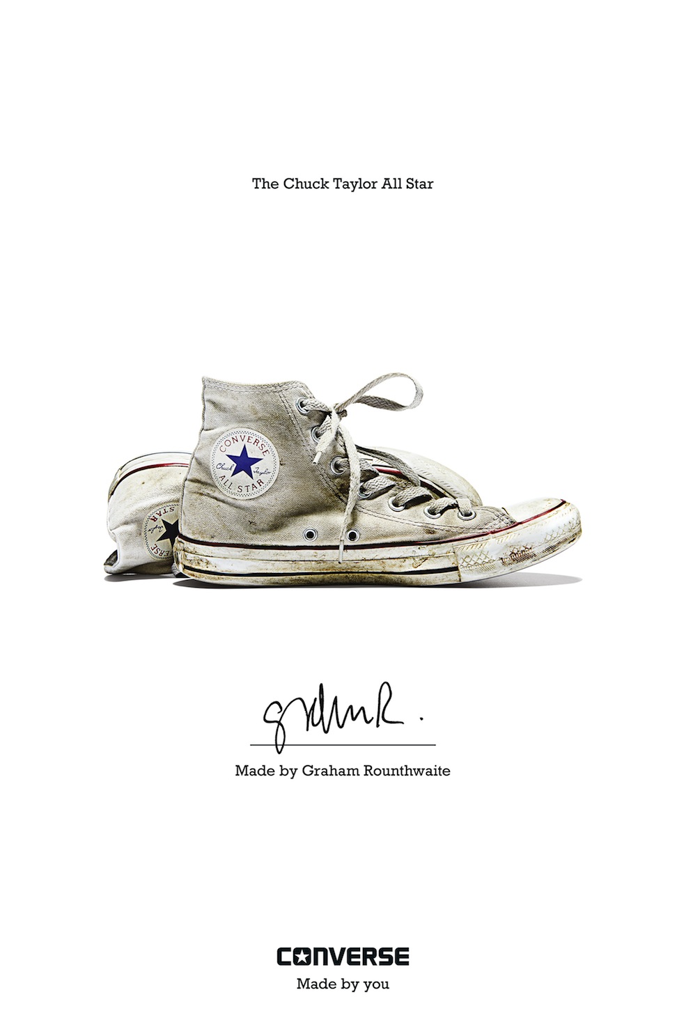 Graham Rounthwaite - Converse Sneaker Portrait