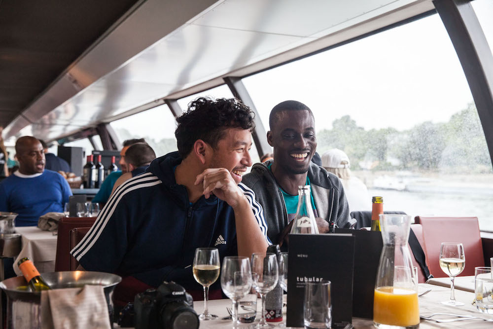 Adidas Tubular sneaker launch in Le Saphir