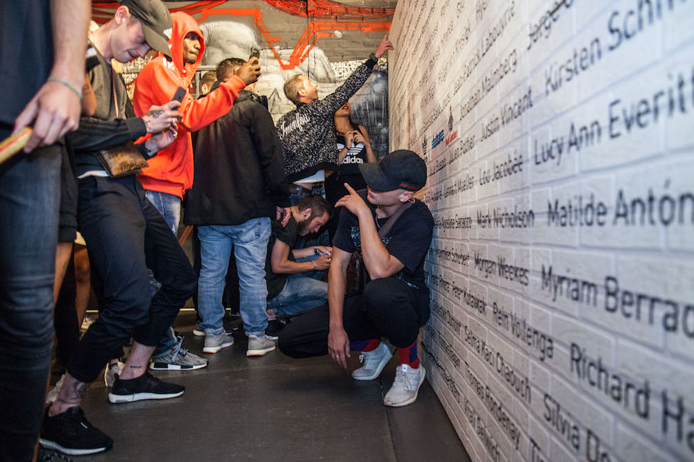 Adidas Tubular sneaker launch in Yoyo, Palais de Tokyo