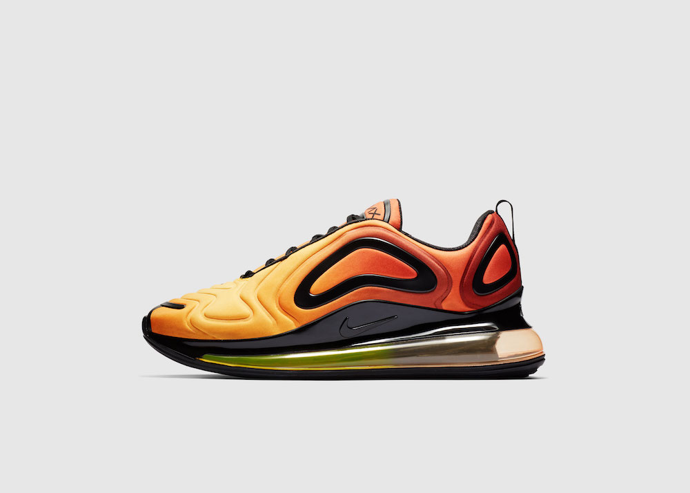 air max 720 orange on feet